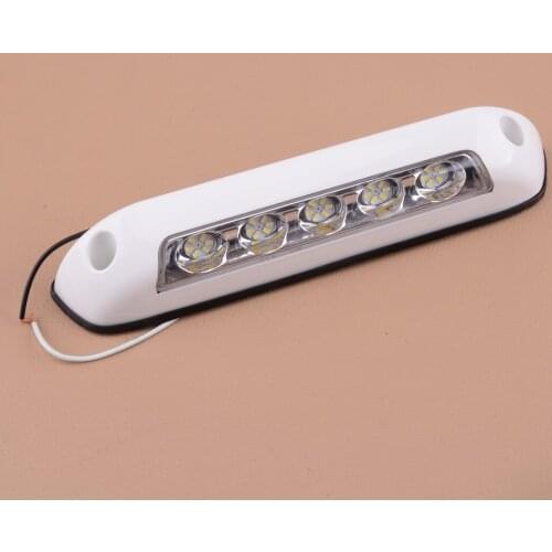 12V 24V LED White Awning Porch Light Lamp For Caravan Yacht RV SUV Motorhome Trailer Camping Boats