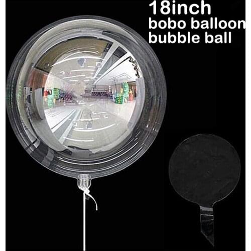 18 inch Balloon bobo Bubble balloons led Bubble ball Led ballons Transparent balloon Clear PVC Bubble Balloons Round
