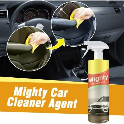 30/100/200ML Mighty Car Cleaner Waterproof Anti-fog Agent Spray Car Window Glass Bathroom Cleaner Car Seat Holster Cleaning