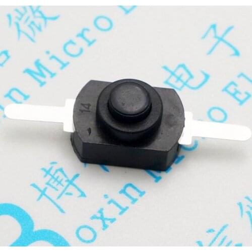 30pcs/1208YD Flashlight switch 2P Button switch Flashlight control switch