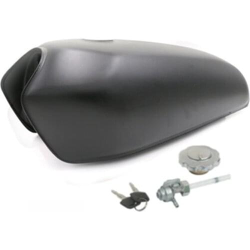 9L 2.4 GAL Motorcycle Vintage Fuel Gas Tank With Tap For Honda CG125 Cafe Racer Motrocycle