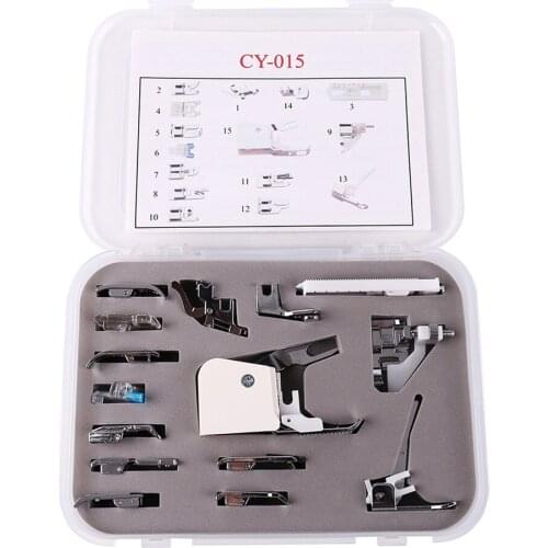 INNE Sewing Accessories Presser Foot Nail Buckle Presser Feet Home Multi-function Snap On Button Hole Parts Kit