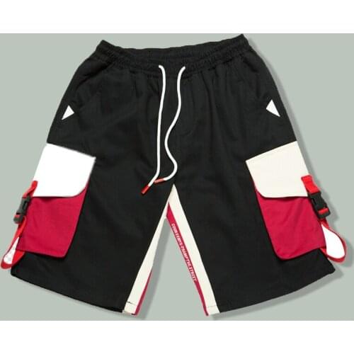 Multi Pocket Casual Five-point Short Pants Men Summer Hip Hop Cargo Male Sweatpants NEW Harajuku Streetwear Campus Loose Shorts