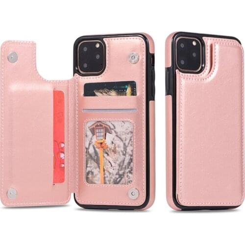 Retro Leather Case For iPhone 11 Pro Max Flip Card Holder Wallet Magnetic Back Cover Phone Case For iPhone X XR XS Max 8 7 Plus