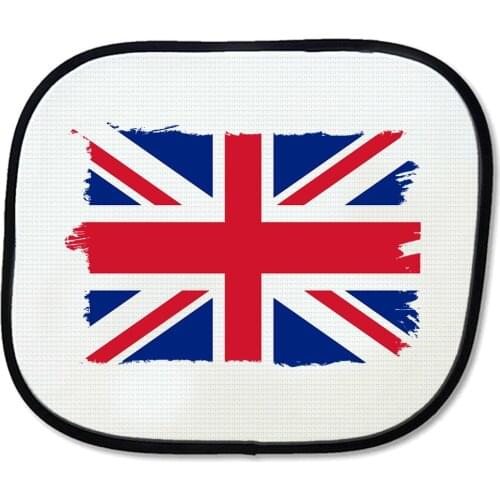 MERCHANDMANIA sun visor UK flag side windows car accessory flexible gift custom offer