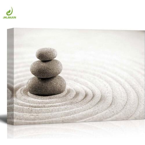 JHLJIAJUN Modular Canvas Painting Sand Stone Water Wave Scenery Nordic Wall Art Print And Poster Study Living Room Home Decor
