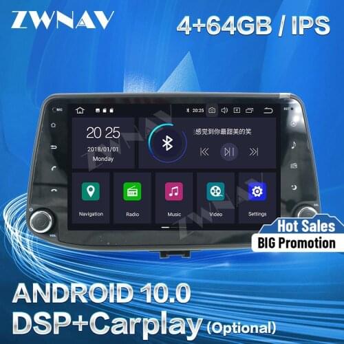 Carplay DSP For Hyundai I30 2017 2018 2019 Android Screen Multimedia Player GPS Navi Auto Audio Stereo Radio Recorder Head Unit
