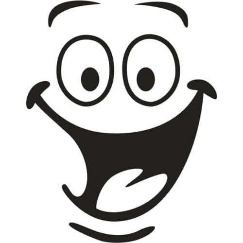 Cartoon Car Stickers Car Hood Car Stickers Affixed to The Side Door Sideways Smiley Stickers Glue Sticker Car Body Oem Window 14