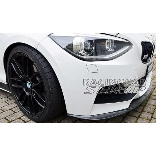UNPAINTED 3D style FRONT LIP SPOILER For BMW F20 1-SERIES M TECH M SPORT BUMPER 11-14 B118F