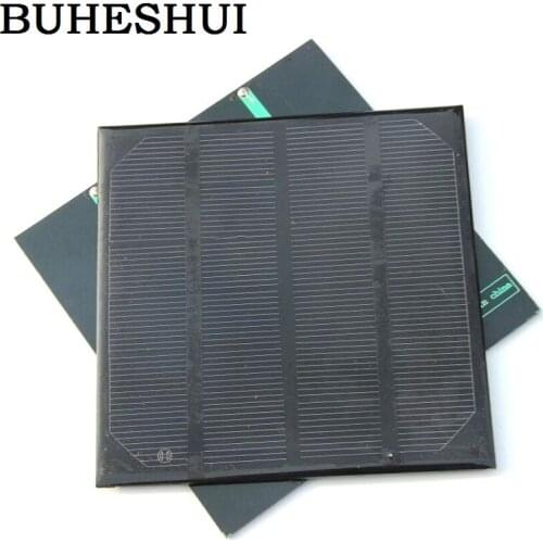 Wholesale! 2W 6V Solar Cell Monocrystaline Solar Panel Solar Module DIY Solar Charger 115*115*3mm 20pcs/lot Free Shipping