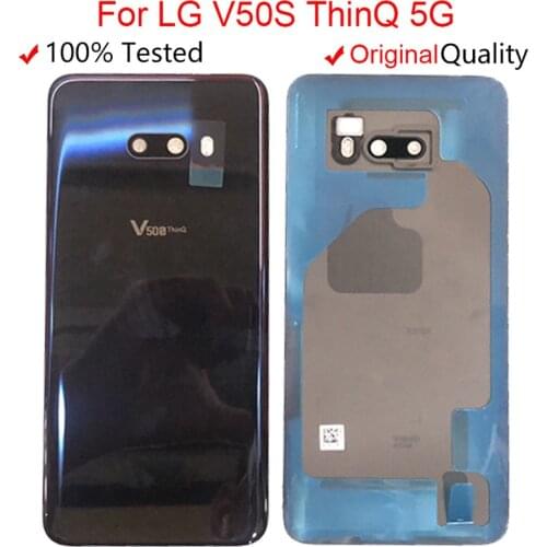 Original Housing For LG V50S ThinQ 5G Back Battery Cover Rear Door Panel Repair Replacement Part V50S ThinQ 5G Housing