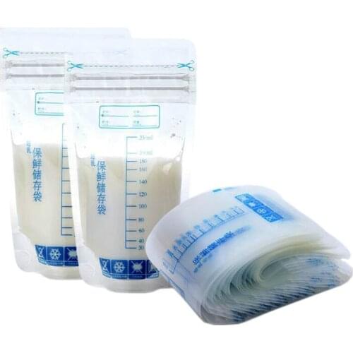 Breast milk storage bag 30 pieces / bag Baby Food Storage 250ml Disposable Practical and convenient breast milk Freezer Bags