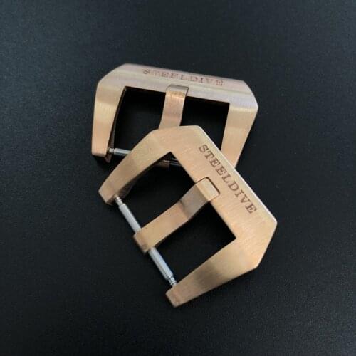 Steeldive Watch Buckle cusn8 Bronze Buckle 20MM Spare Parts For Watches