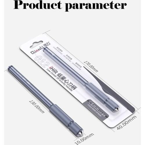 Qianli Low Center Of Gravity Ihilt Handle 012 Aluminum Alloy Antiskid And Wear Resistant Phone Repair Glue Removal Rework Tools