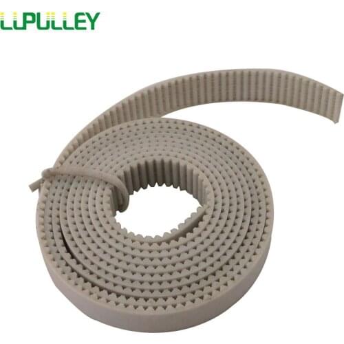 LUPULLEY XL Type 15mm Width Open Timing Belt 1M/2M/3M/4M/5M/6M/7M/8M/9M/10M Pitch Length XL-15mm White PU Open Timing Belt