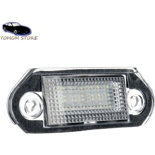 2pcs 18SMD no error led rear number plate lights for Golf 3 Skoda Octavia I Combi 1996-2010 Jetta 3 Vento auto lamps