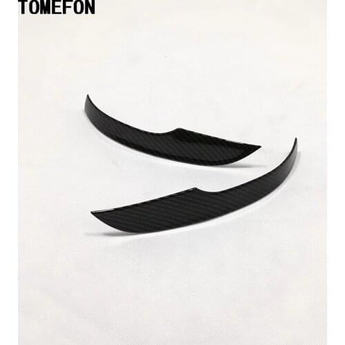 TOMEFON For Ford Focus 2019 Car Door Side Rearview Mirror Decoration Strip Sticker Styling Cover Trim Exterior Accessories ABS