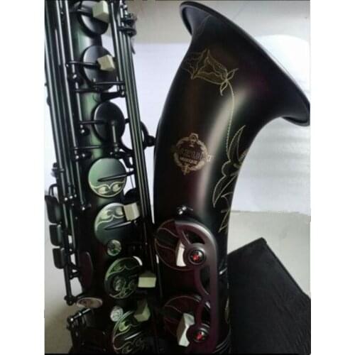 High-Quality Japan Tenor Saxophone Suzuki Matt Black Musical Instrument Professional Playing Tenor Sax With Case Free Shipping