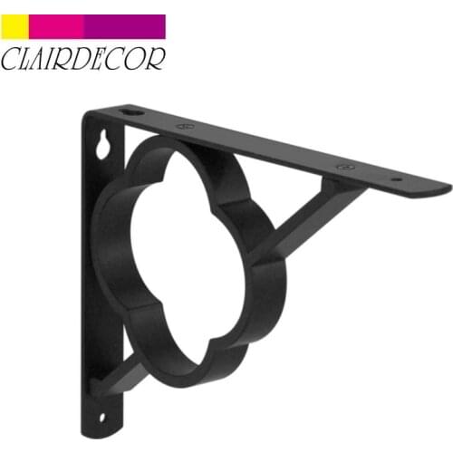 2pcs Shelf Bracket Clover Decorative Shelf Bracket Right Angle Bracket for Commodity Furniture Fittings Hardware