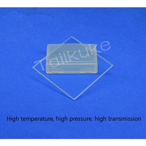 20pieces per box Research JGS1 Quartz Substrates Per Box 10 X 10 X 1 Coated Optical Window Polishing Ultra-transparent