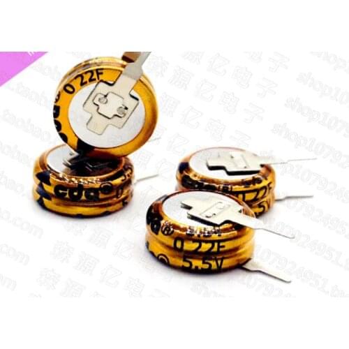 200PCS 5.5V 0.22F V Type 224V Vertical Type 5.5v0.22f 11.5*4.5*5