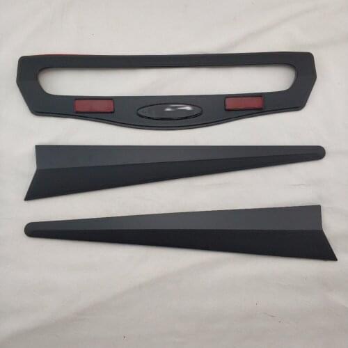 3PCS ABS Black style For HILUX REVO 2015-2018 TAIL GATE INSERT COVER