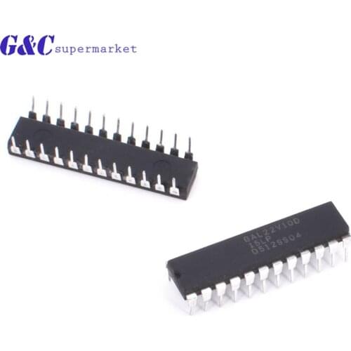 5 PCS GAL22V10D-15LP GAL22V10D-25LP GAL22V10 DIP24 IC In Stock diy electronics