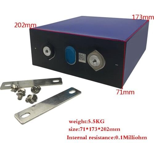 100% New Lifepo4 320Ah 4-16PCS 3.2V Grade A 48V 310AH Battery Pack DIY RV Cell And Solar Energy Storage System EU US Tax Free