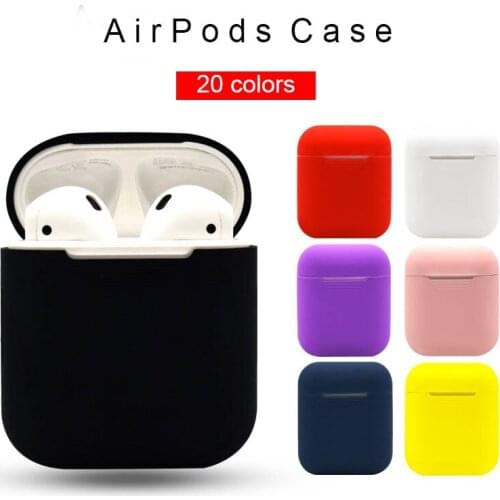 Wireless Bluetooth Headset Cover For Apple Airpods Cartoon Silicone Headphones Anti-fall Set Airpods Headphones