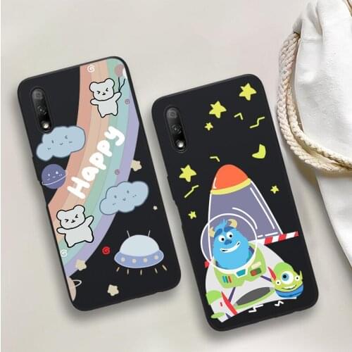 Monster Black Soft Phone Case For Huawei P40 P30 P20 Mate 10 20 30 40 Pro lite Plus P smart 2019 2020 TPU Cover