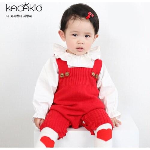 KACAKID Unisex Children Overalls Cute Fashion Kids Baby Infant Children Overalls Lovely Button Kid Baby Children Overalls ka3333