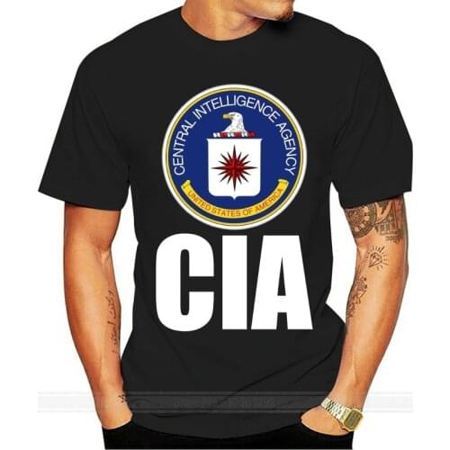 Cotton tshirt men summer fashion t-shirt euro size CIA Central Intelligence Agency Homeland t shirt Agent Secret cover