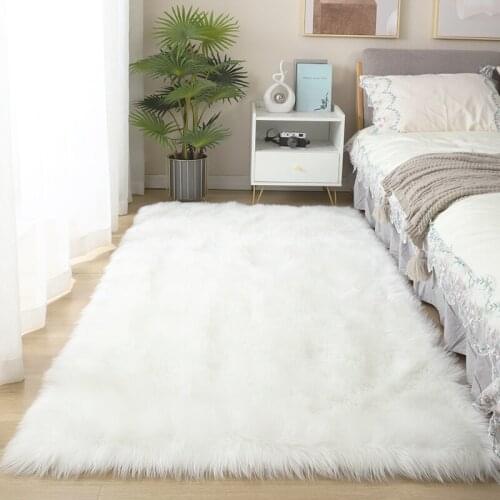 Bubble Kiss Fur Carpets For Living Room Home Decor Bedroom Fur Rugs Floor Mat Long Pile Delicate Decoration Salon Kid Room