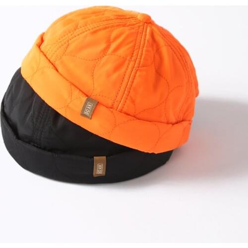 Fashion Vintage Caps Men Fisherman Beanies Cotton Round Hat Autumn Spring Winter Turn Up Retro Sailorcap Brimless Women Hat