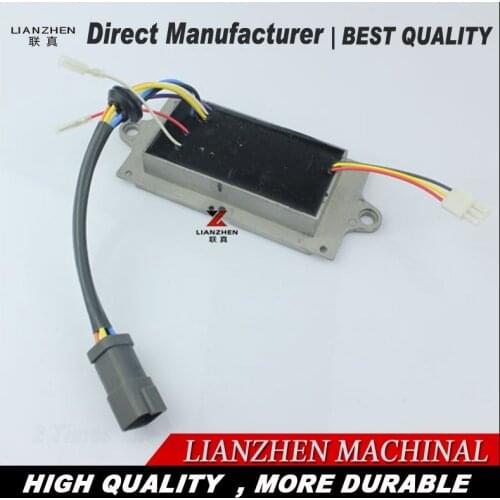 Excavator parts Throttle motor module for parts E320B LIANZHEN E312B with 6 Lines drive moudle