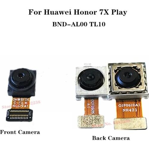 Original Back Camera Module Connector For Huawei Honor 7X Play BND-AL00 TL10 Front Rear Camera Flex Cable Replacement Parts