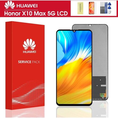 7.09'' Original For Huawei Honor X10 Max 5G LCD DIsplay Touch Screen Digitizer Assembly Replacement For Honor X10 5G KKG-AN00