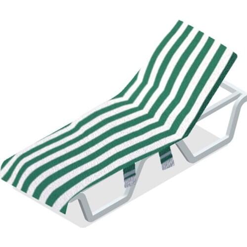 Beach Towel Chair Covers Pool Chair Towel With Pockets Beach Towel Covers Chaise Quick Dry Towel 2