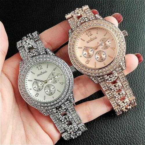 Luxury Brand Quartz Watch Women Watches Fashion Ladies Wrist Watch Diamond Watches Female Wristwatch Analog Clock Reloj Mujer