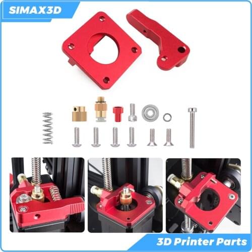 SIMAX3D 3D printer parts kit Aluminum MK8 extruder for CR-10 CR-7 CR-8 Block bowden 1.75mm Filament Reprap ender 3 pro Extrusion