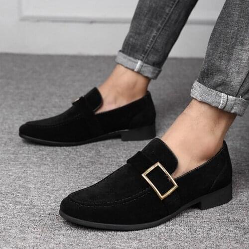 Whoholl Brand Spring Autumn Hot Sell Moccasins Men Loafers High Quality Patent Leather Shoes Men Flats Lightweight Driving Shoes