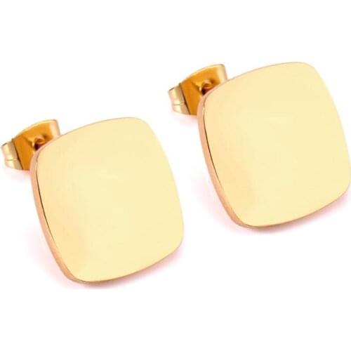 LUXUKISSKIDS pendientes heart round small stud earrings 316L stainless steel brincos stud earrings for women girls oorbellen