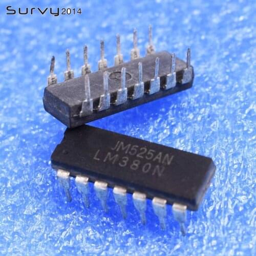 1/5PCS LM380N Encapsulation:DIP 14PINS IC diy electronics