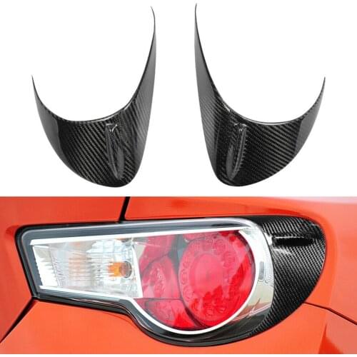 1 Pair Black Carbon Fiber Headlight Eyebrows Eyelids Covers Fit For Scion FRS Subaru BRZ Toyota GT86 2012 2013 2014 2015 2016