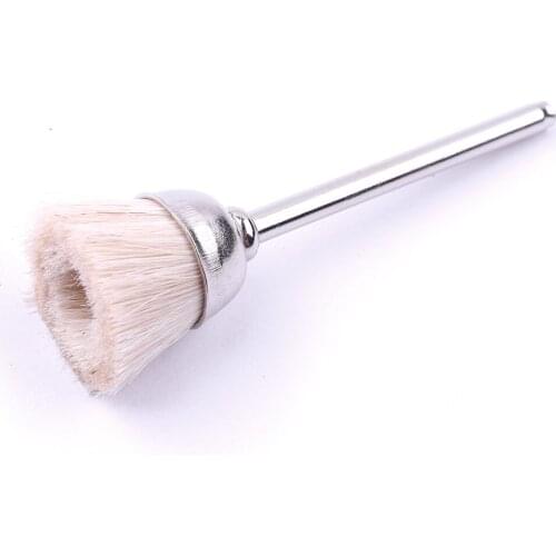 10pcs Bowl Shape Abrasive Wool Polishing Buffing Wheels Bur Brushes For Dremel Rotary Tools