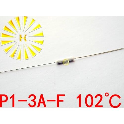 100% Original P1-3A-F 102 degree Thermal-Links 3A 250V Resistance Temperature Fuse x 500PCS
