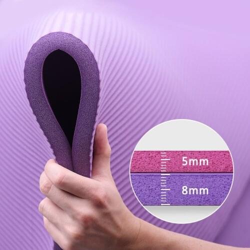 5MM-8MM Yoga Mat Anti-skid Sports Fitness Mat Thick EVA Comfort Foam yoga mat for Exercise Yoga and Pilates Gymnastics mat