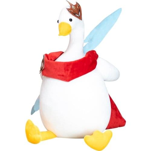 Anime Game Genshin Impact Tartaglia Cute Duck Soft Plush Stuffed Sleep Pillow Doll Toys Cartoon Sofa Cushion Cosplay Gifts New