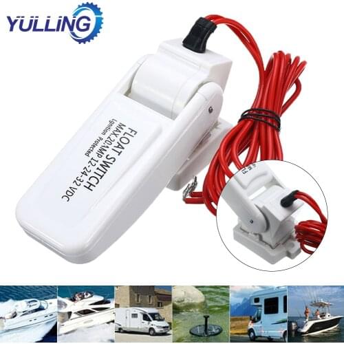 12v Automatic Electric Boat Marine Bilge Pump Float Switch Water Level Controller DC Flow Sensor Switch