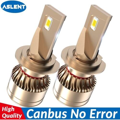 ASLENT Canbus NO ERROR LED H4 Led H7 led 3570 Chips Real 60W 20000LM Auto Lamp H1 HB3 9005 9006 hb4 H8 H11 Fog Light 6000K 12V